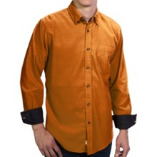 81%OFF メンズカジュアルシャツ Equilibrio 21ウェールコーデュロイシャツによってEQ - 長袖（男性用） EQ by Equilibrio 21-Wale Corduroy Shirt - Long Sleeve (For Men)画像